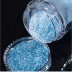 Pudra acrilica de 10g Amelie pentru constructie sau modelaj 3D - PDR55 sclipici Albastru (Blue)